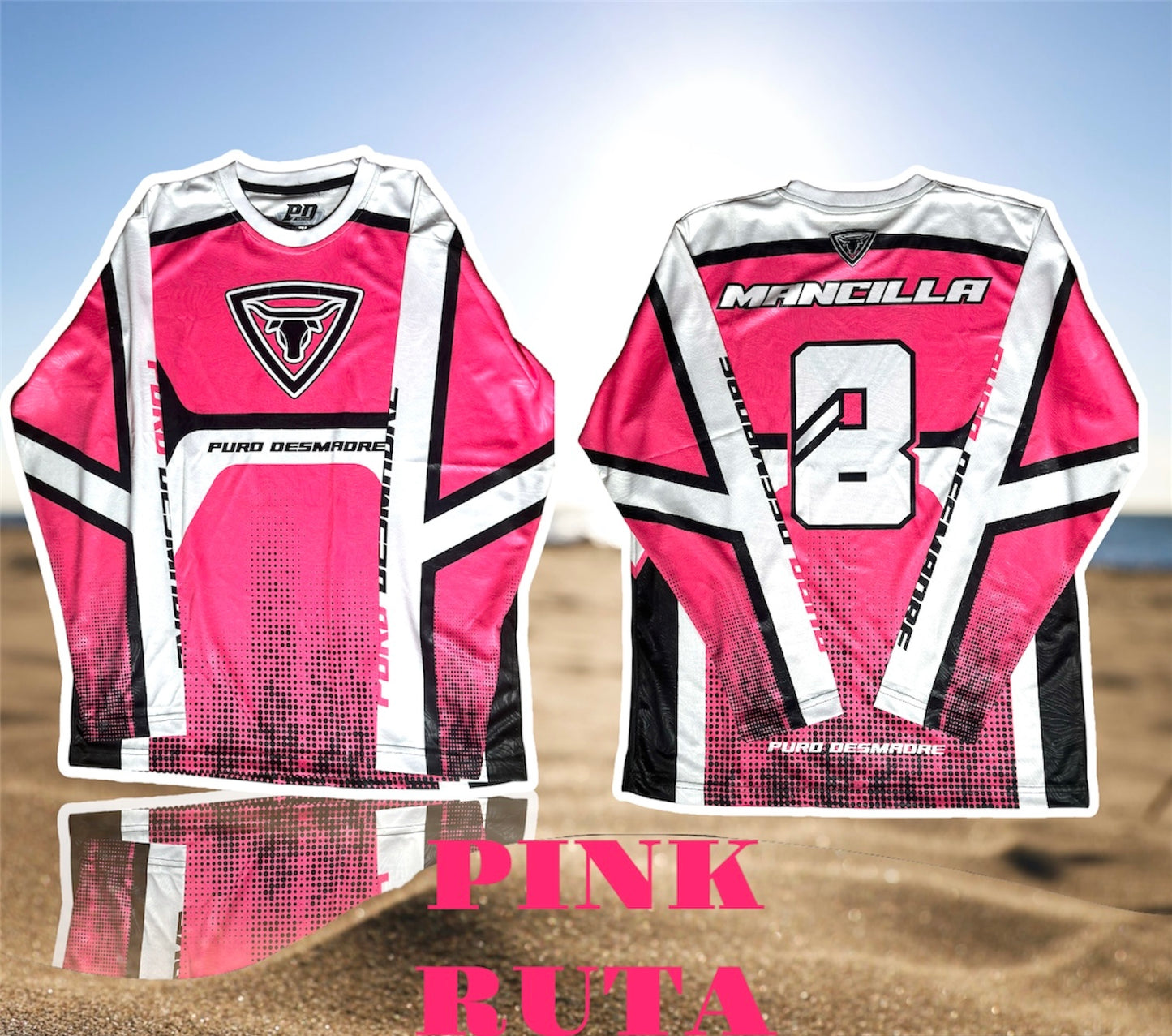 PINK RUTA PURO DESMADRE JERSEY custom