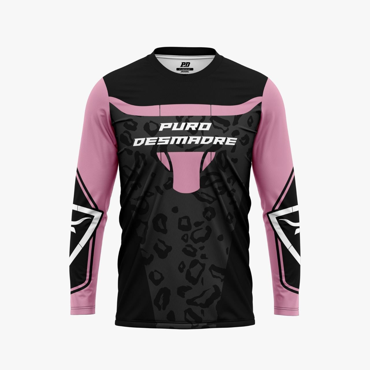 LIGHT PINK BULL SLEEVE CUSTOM JERSEY pre order