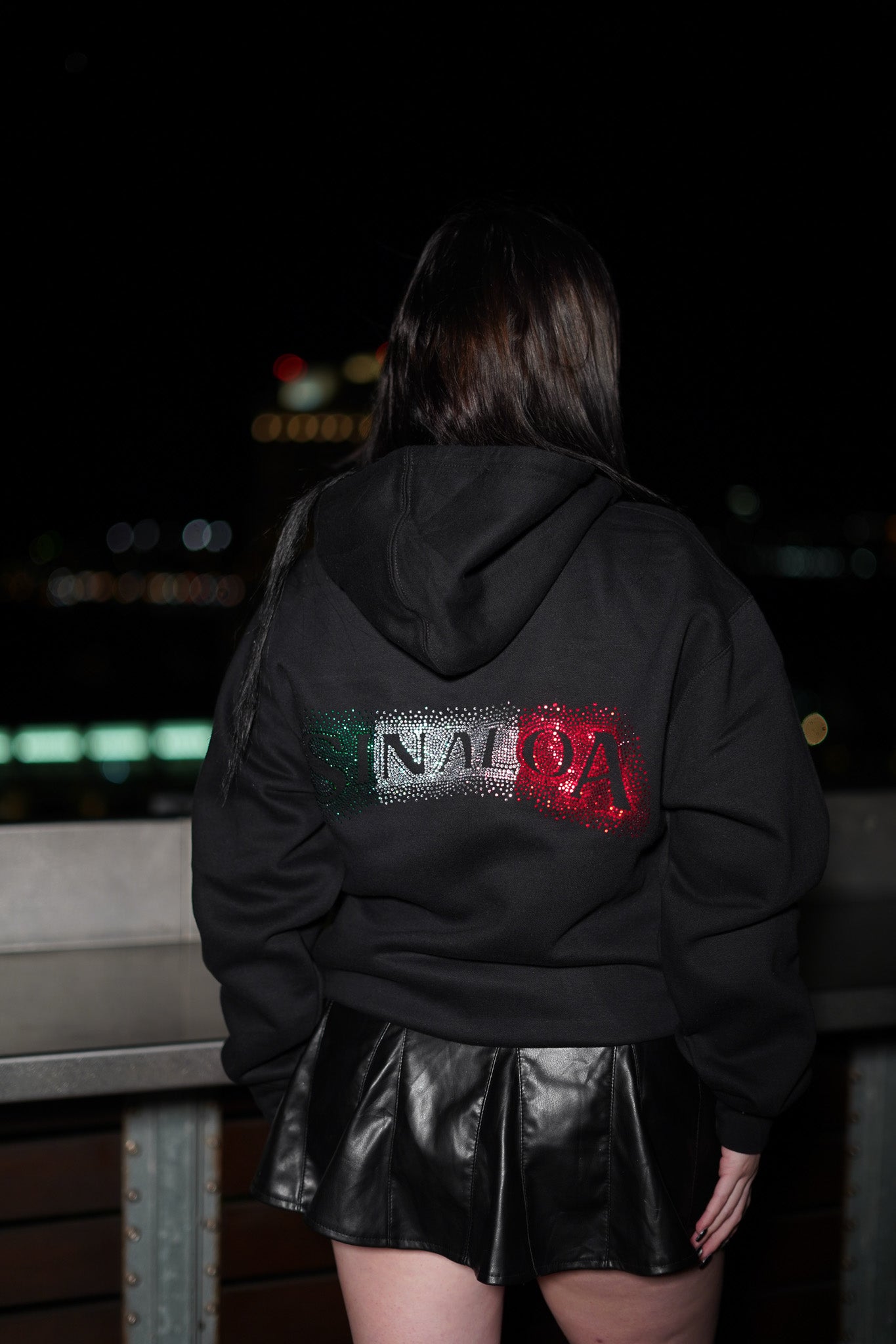 SINALOA RHINESTONE HOODIE