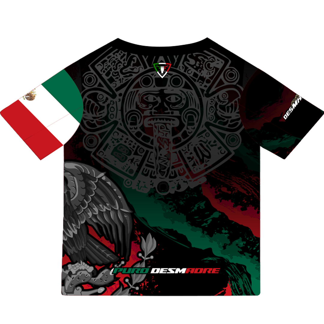 Mexico Eagle Uní Sex Short Sleeve Jersey