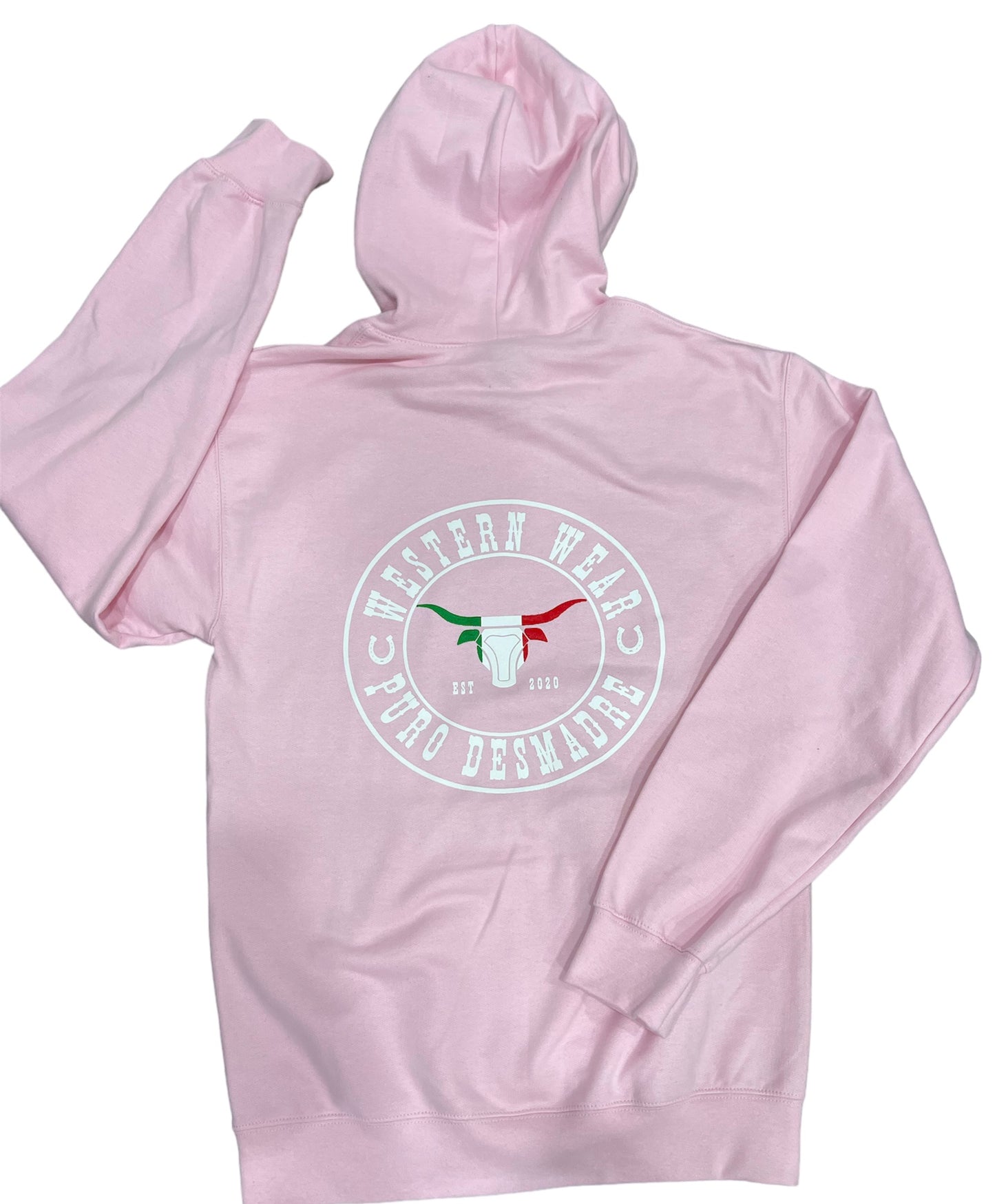 Pink Puro Desmadre Western Wear Hoodie - SALE