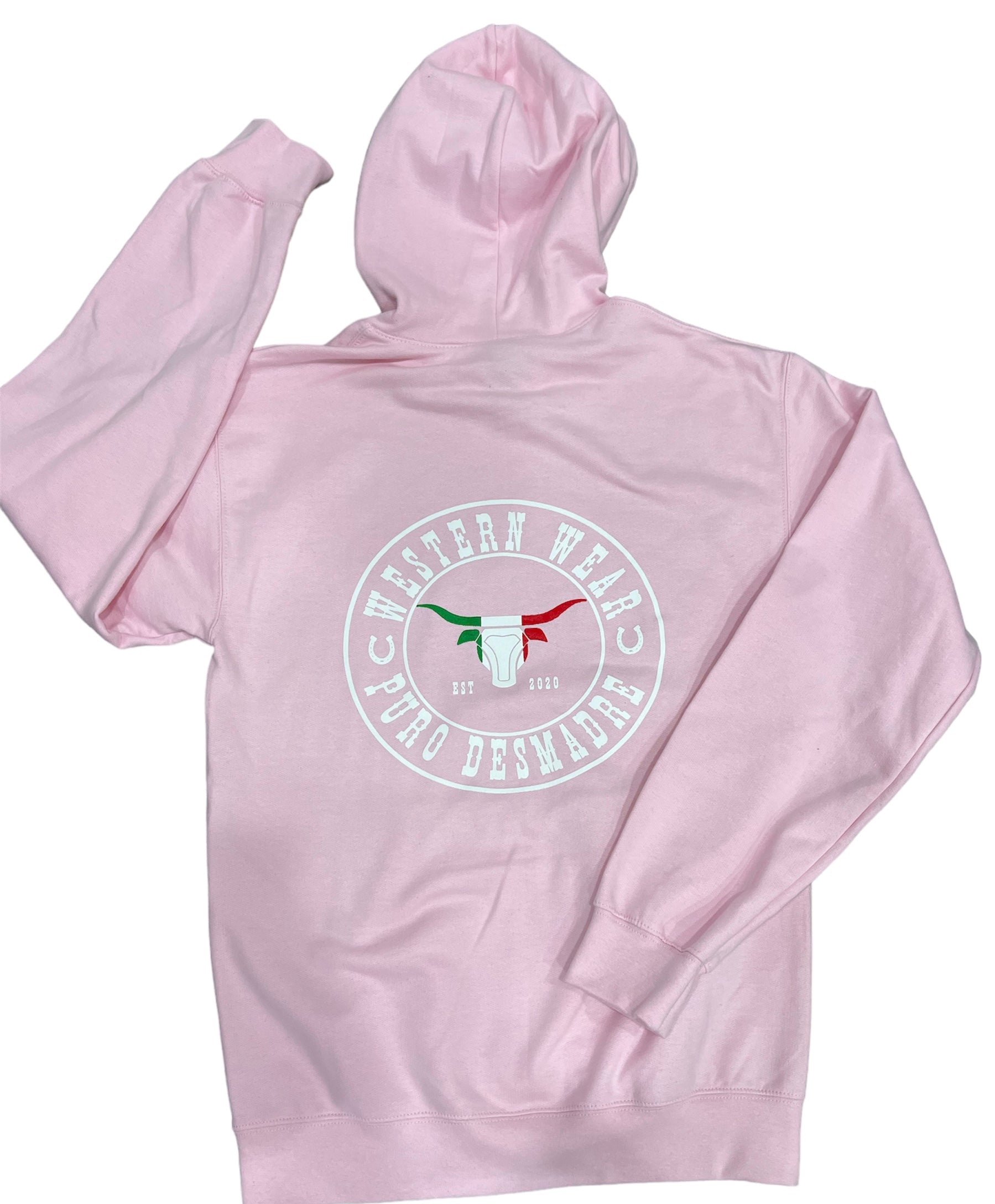 Pink Puro Desmadre Western Wear Hoodie