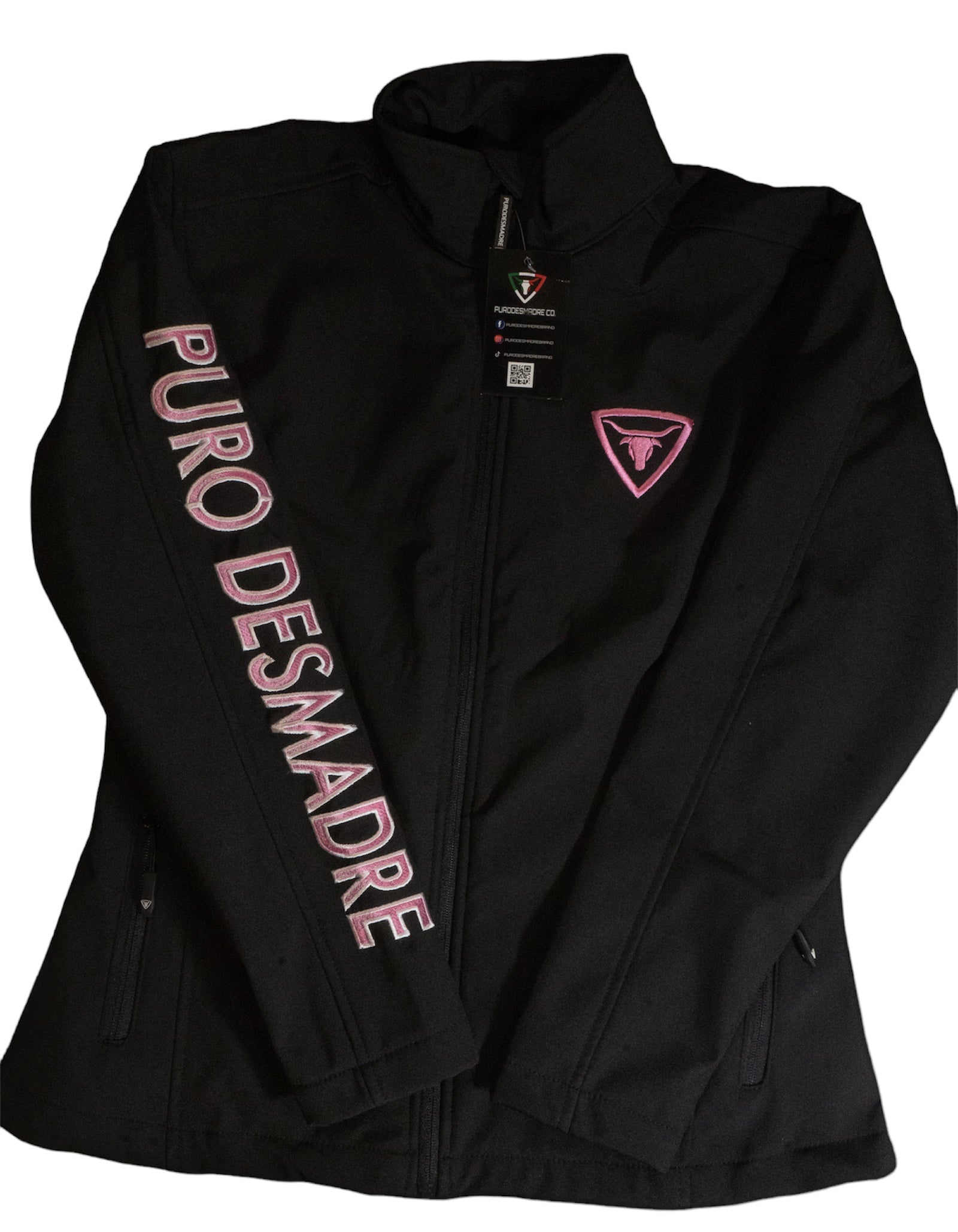Puro Desmadre Project Pink Jacket Sleeve Embroidery