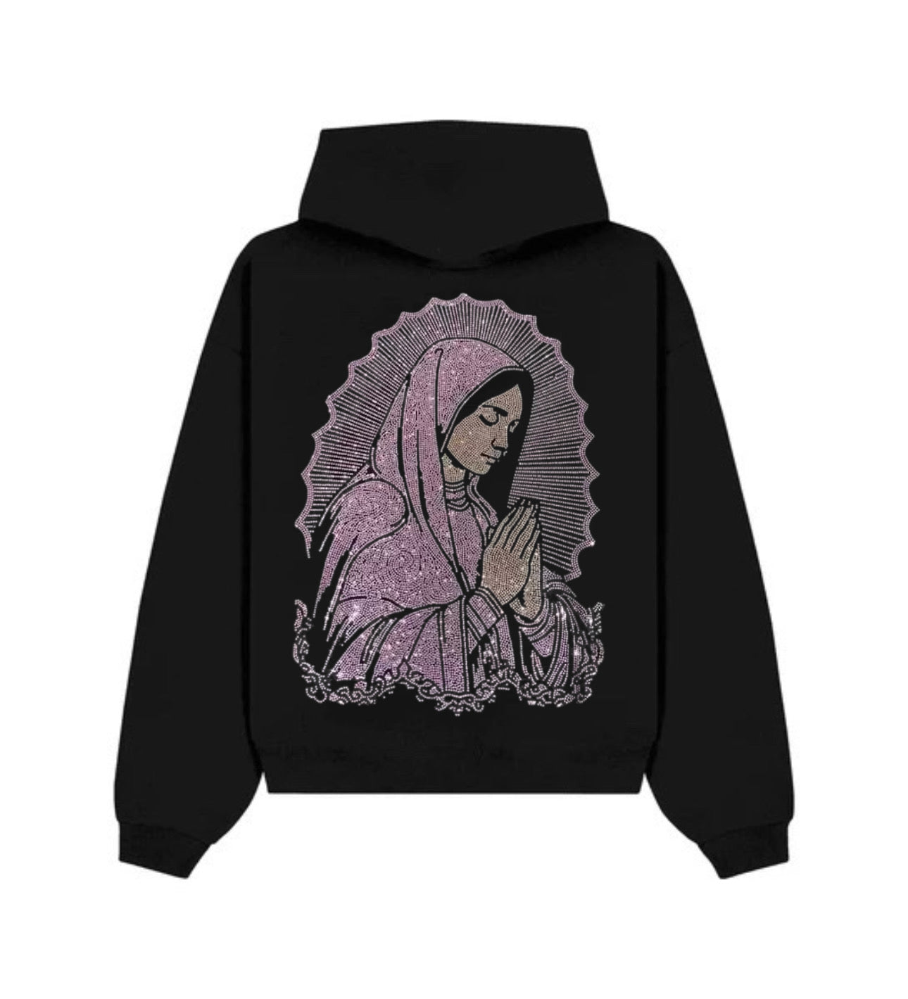 Virgin Mary Hoodie Uni-Sex PINK