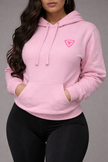 Pink Puro Desmadre Hoodie Pink Logo