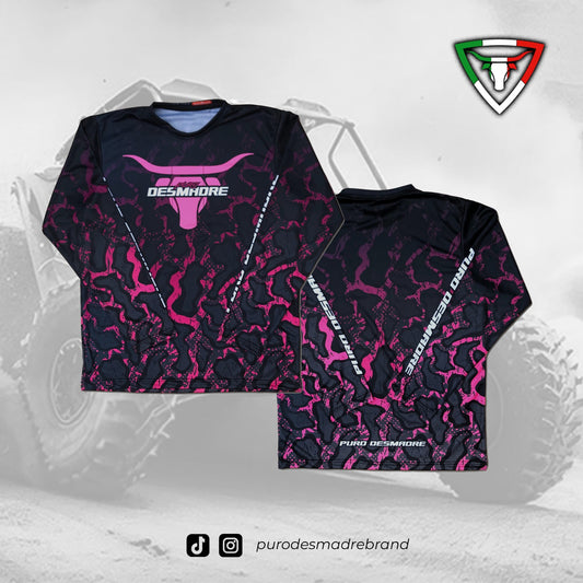 PURO DESMADRE HOT PINK CAMO JERSEY (UNI-SEX)