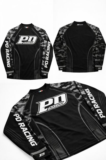 BLACK & GREY CAMO OFF ROAD JERSEY