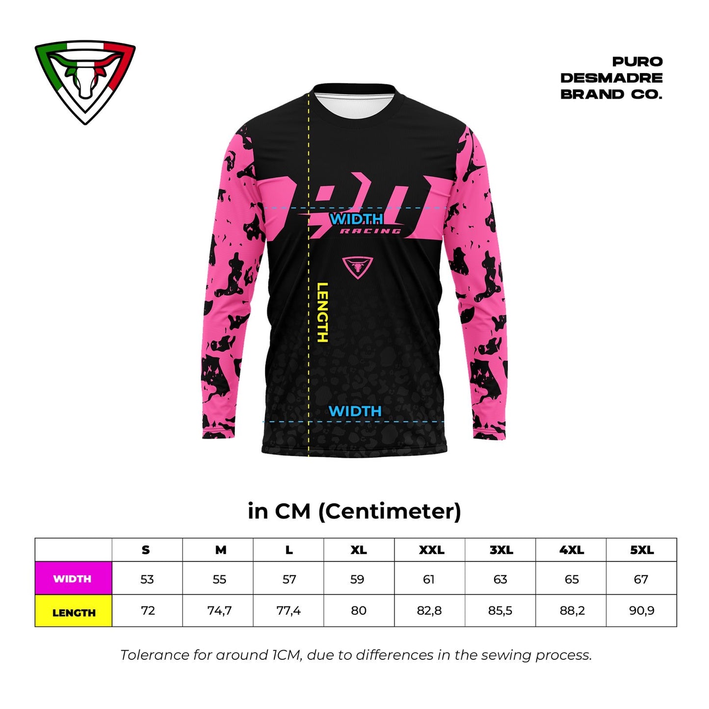 PURO DESMADRE PINK JERSEY