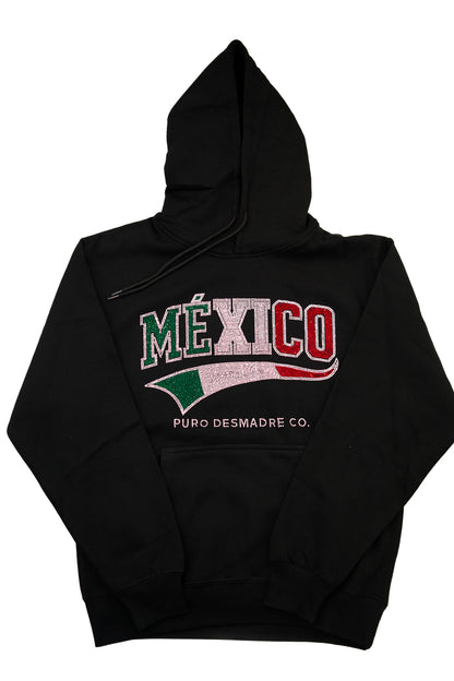MEXICO RHINESTONE HOOIDE FLAG UNI SEX