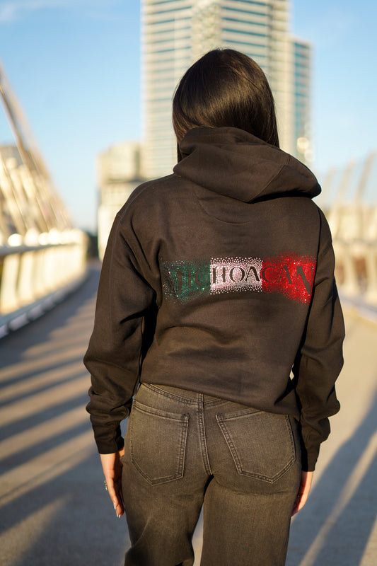 MICHOACAN RHINESTONE HOODIE