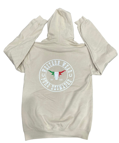Tan Puro Desmadre Western Wear Hoodie