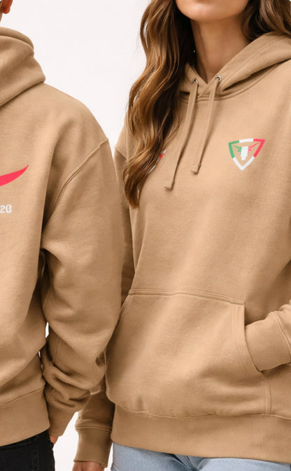 Tan Hoodie México Color Logo