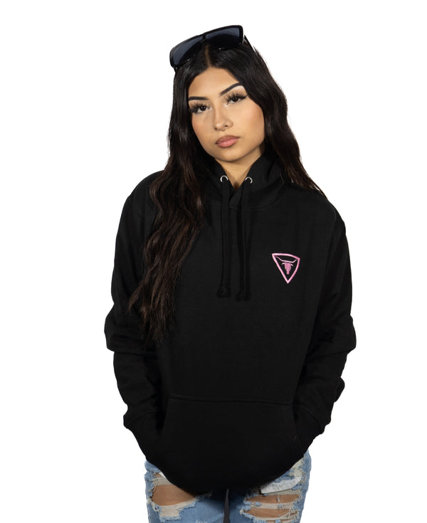 Project Pink Hoodie Embroidered - Puro Desmadre Brand